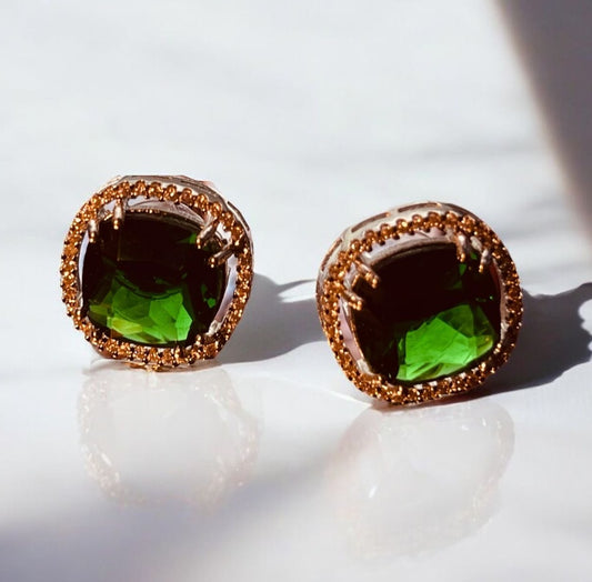 Emerald Studs